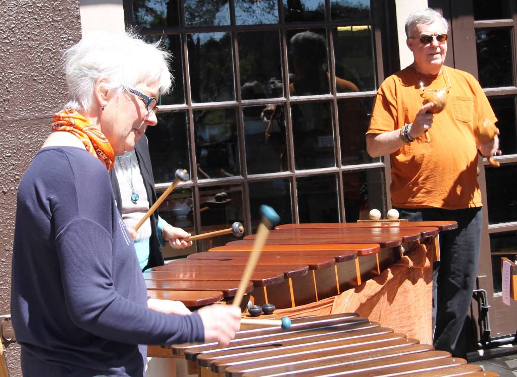 Staff photo/Hayley Day                                According to open house signs, Robert Kauffman, a labs professor, invited an African musician to the University of Washington in 1968. The musician, known as Dumi, inspired hundreds to perform his country&rsquo;s traditional marimba music in the Pacific Northwest, including the San Juans.