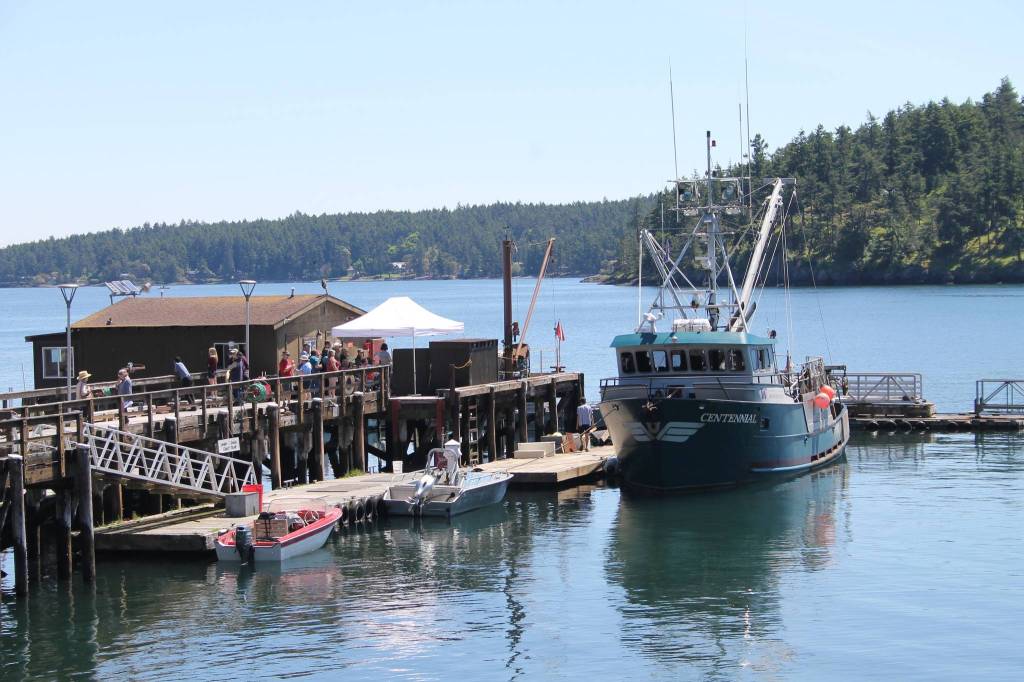 Staff photo/Hayley Day                                Islanders could board the labs&rsquo; 58&rsquo; research vessel.