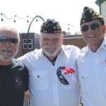 Staff photo/Hayley Day                                Marine Corps veterans reminisce at the American Legion before the Memorial Day event.