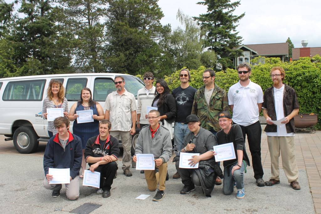 Staff photo. The Marine Tech class of 2017.