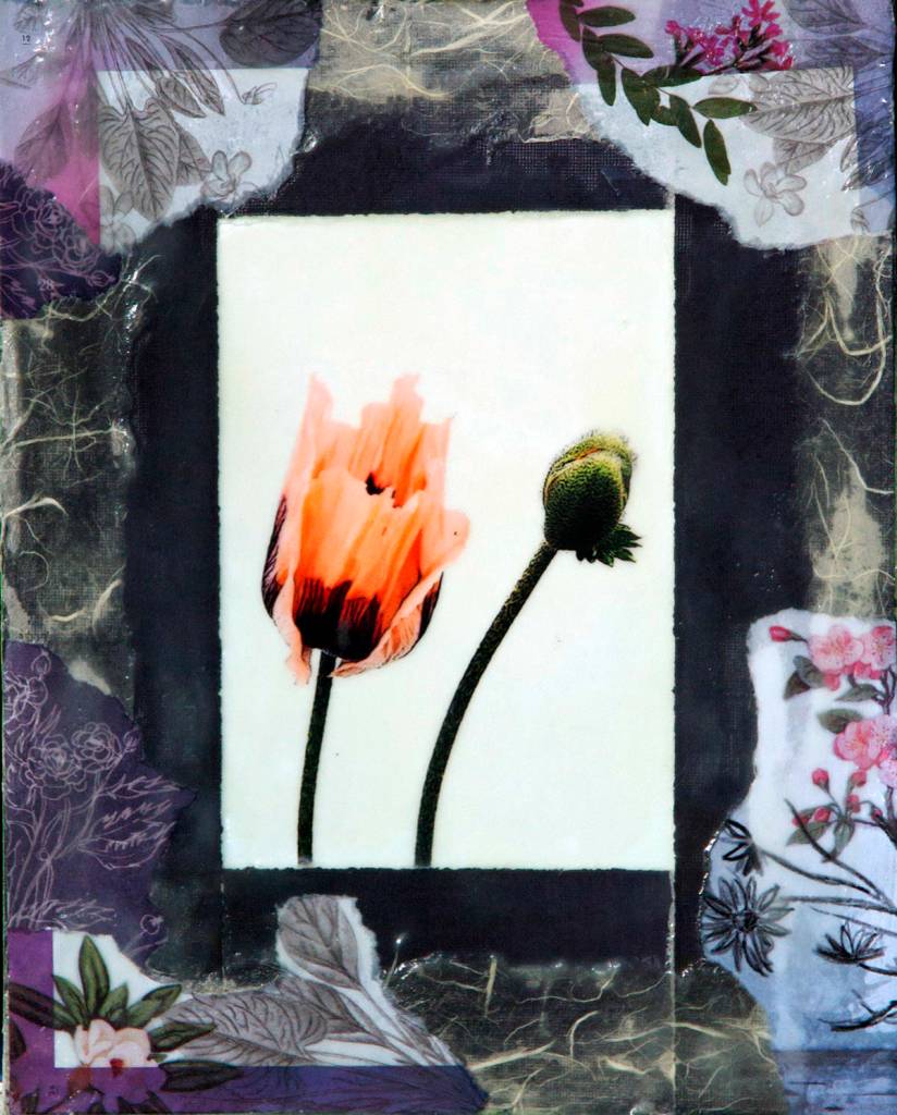 Photo contributed by the Artist Studio Tour. Encaustic by Lewis Spaulding.