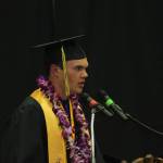 Staff photo/Heather Spaulding                                Valedictorian Kai Herko