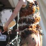 Staff photo/Heather Spaulding                                A participant from the 2016 Trashion Fashion show displays her costumes.