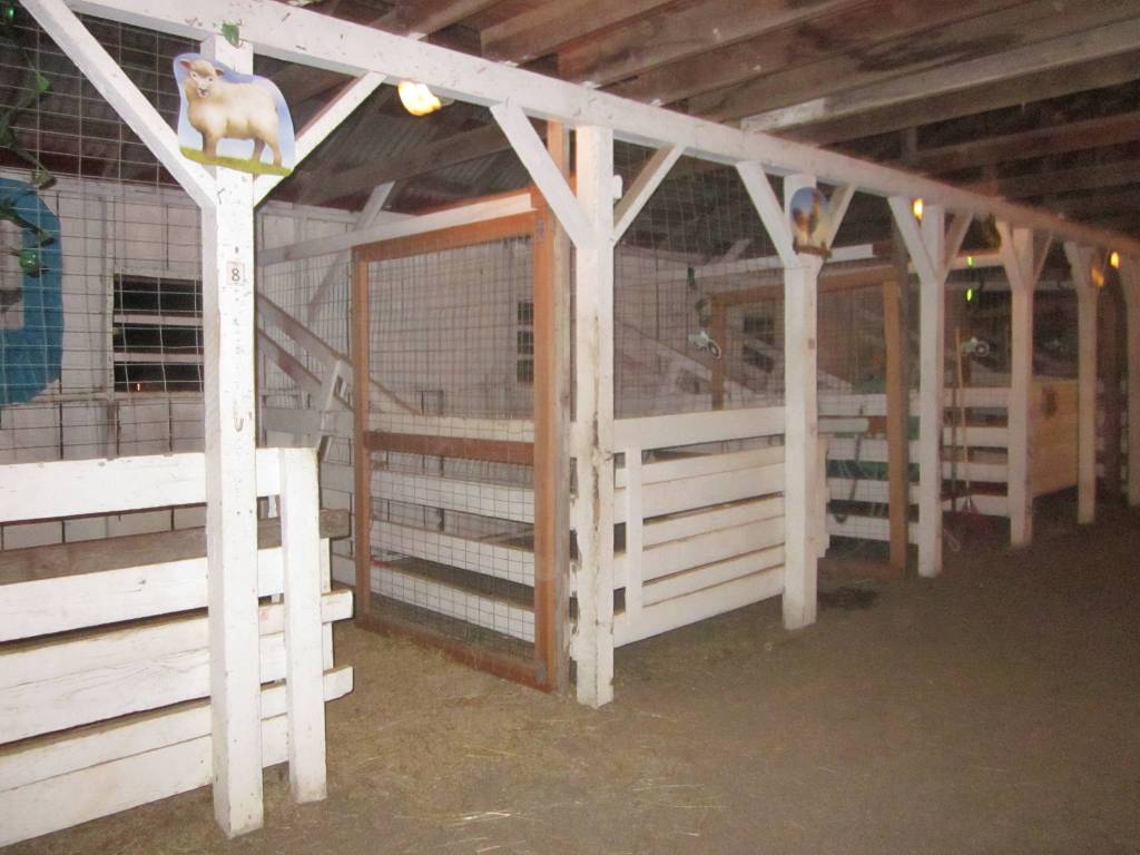 Contributed photo/D.N. Kinsey                                The horse barn interior before a recent demolition.
