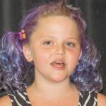 Staff photo/Heather Spaulding                                Allison Powers sings in the play.