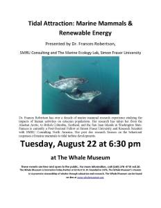 Whale Museum lecture on Aug. 22
