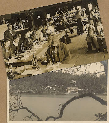 Contributed photo                                 The labs at Point Caution, and students hard at work.