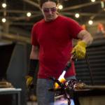 Glass artist talk wrap ups First Nation exhibition at the San Juan Islands Museum of Art