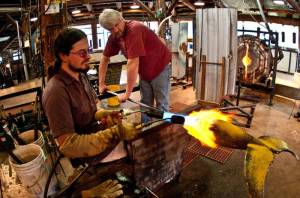 Glass artist talk wrap ups First Nation exhibition at the San Juan Islands Museum of Art