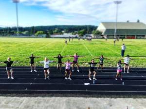 2017 cheer squad (not in specific order): Hallie Hargrove, Vida Wight, Adriana plaza Garcia, Jordyn Mccutcheon, Grace Shaw, Salud Soto, Arlyn Sanabria, Isabelle Oliver, Rachel Scott, and Stella McCauley