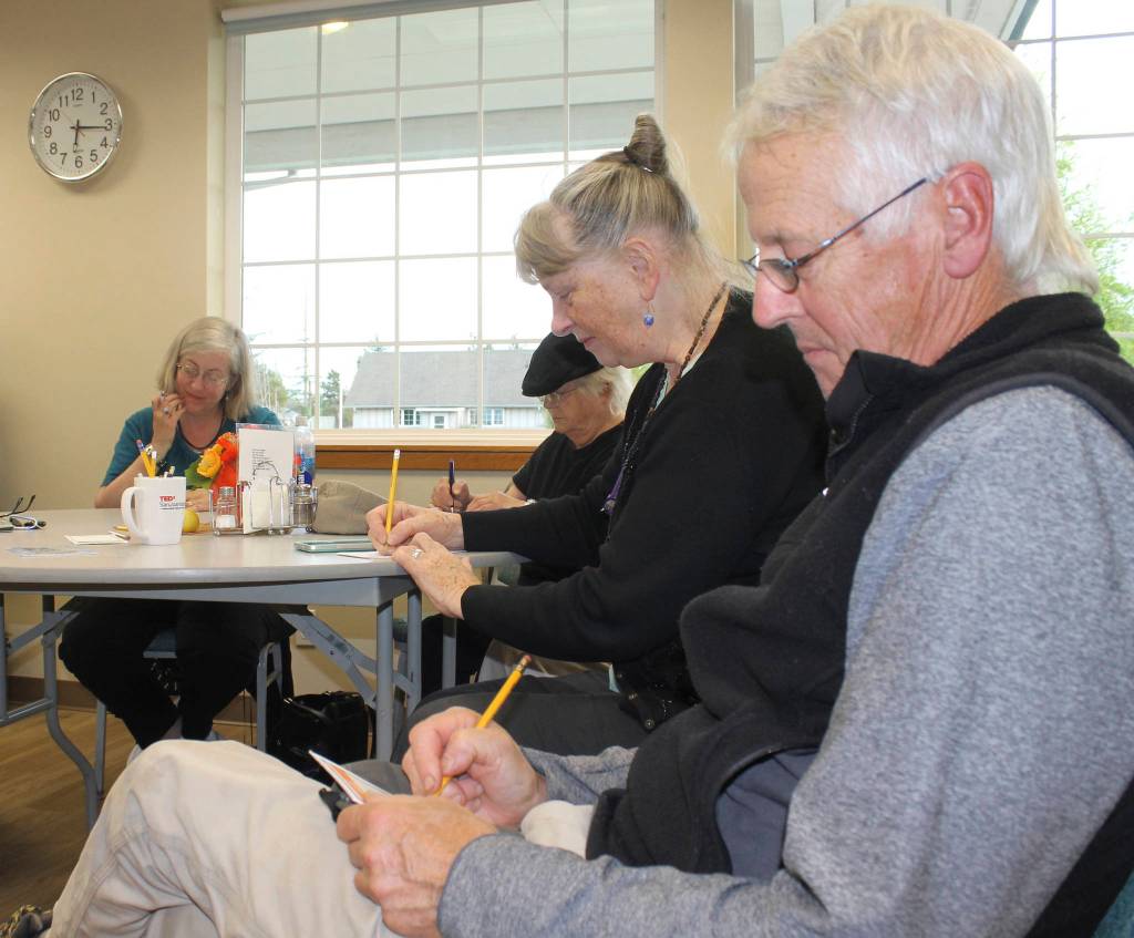 Staff photo/Hayley Day                                Participants at the roughly two-hour, Sept. 25 meeting brainstormed possible solutions to save the skilled nursing facility.