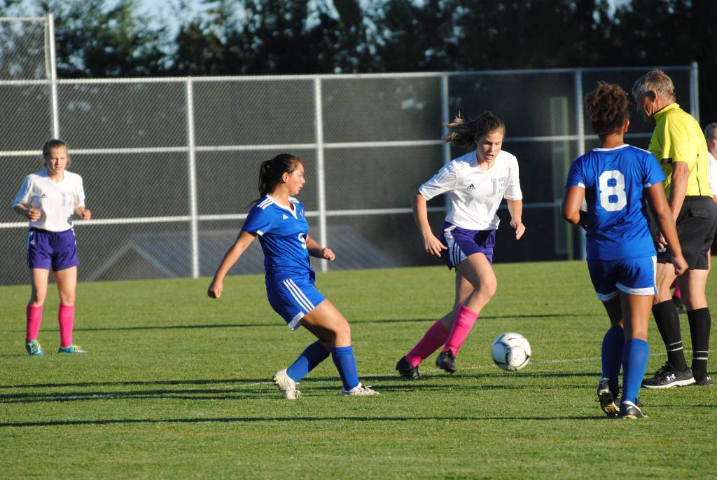 Girls’ soccer victory over league rivals