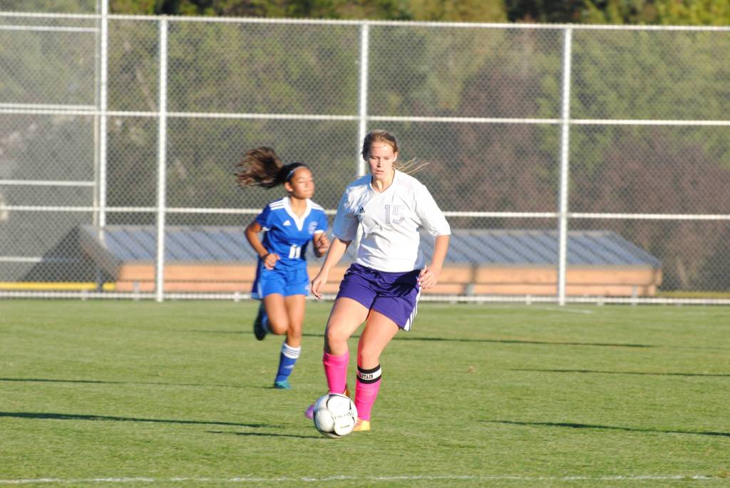Girls’ soccer victory over league rivals