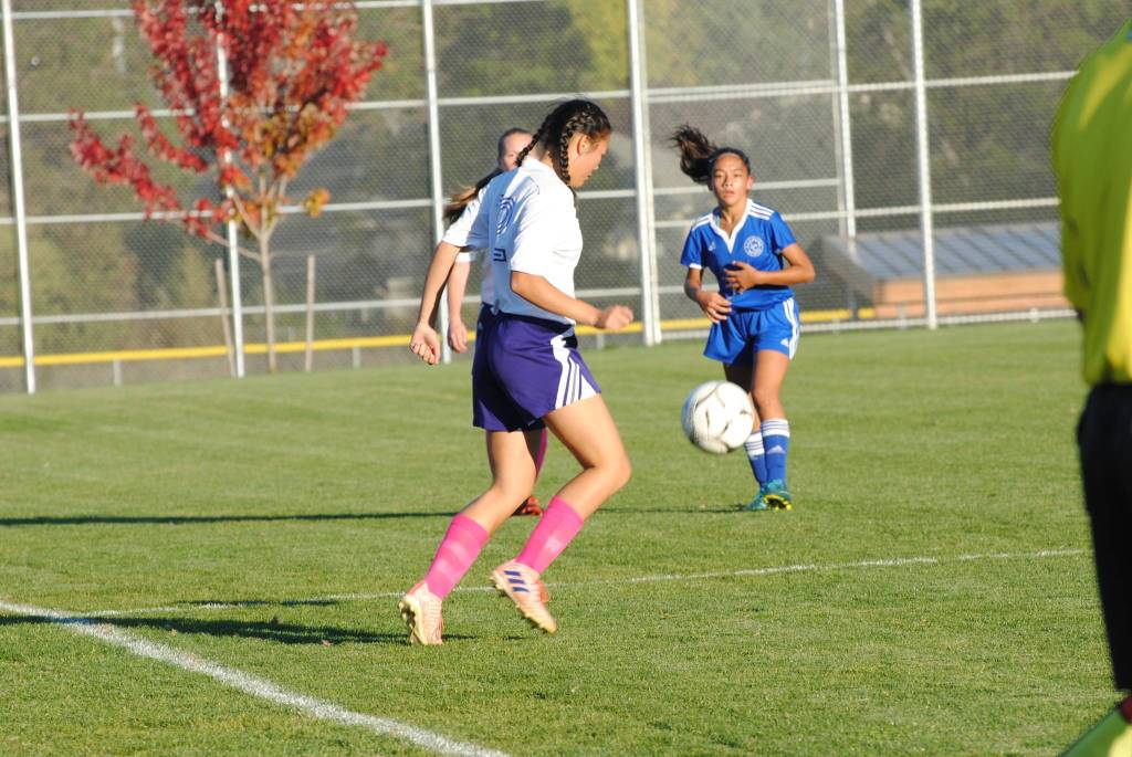 Girls’ soccer victory over league rivals