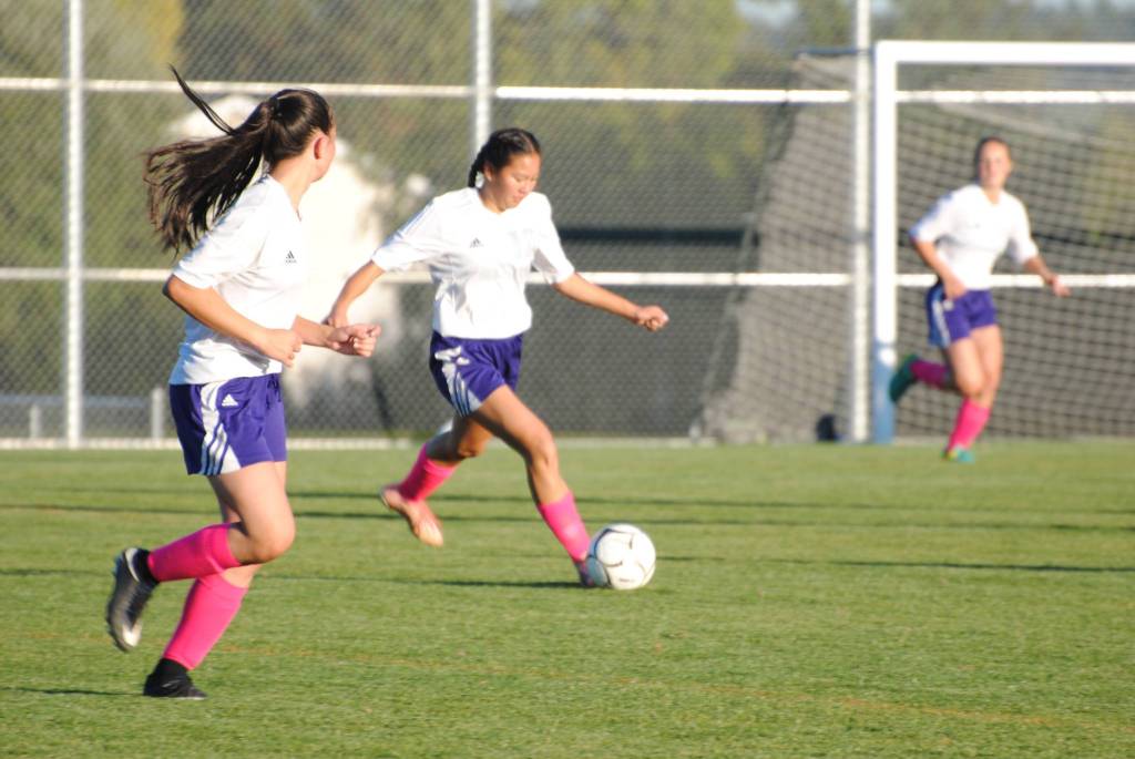Girls’ soccer victory over league rivals