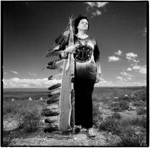 Contributed photo / Karen Kuehn                                 Elouise Cobell was honored with warrior status after suing the Bureau of Indian Affairs and the Department of the Interior.
