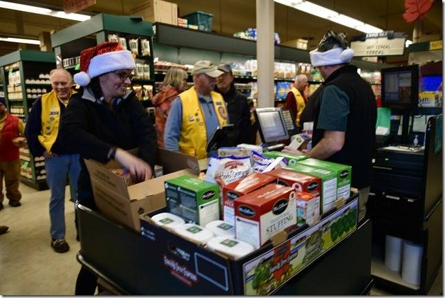 Contributed photo/Bill Waxman                                Just some of the items that will be given to the Friday Harbor Food Bank by the winner.