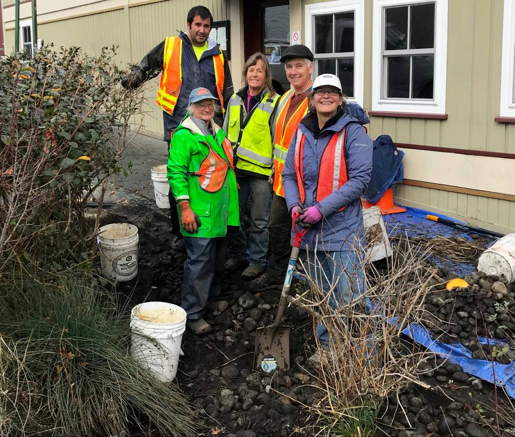Contributed photo/Matt Pranger                                From left to right: Jon Gustafson, Alison Longley, Megan Jones, Sarena Schumacher, and Julia Turney. Not pictured, Caitlin Blethen