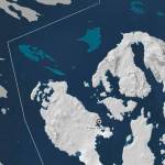 Contributed image/Climate Central                                This Climate Central map shows the researchers predictions of sea level rise in the San Juan Islands.