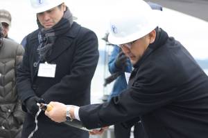 OPALCO celebrates power cable replacement