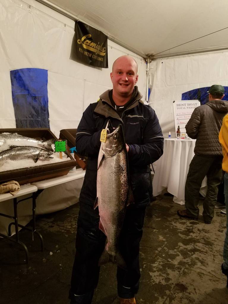 Contributed photo/Roche Harbor Salmon Classic                                Dustin Walker won third place.