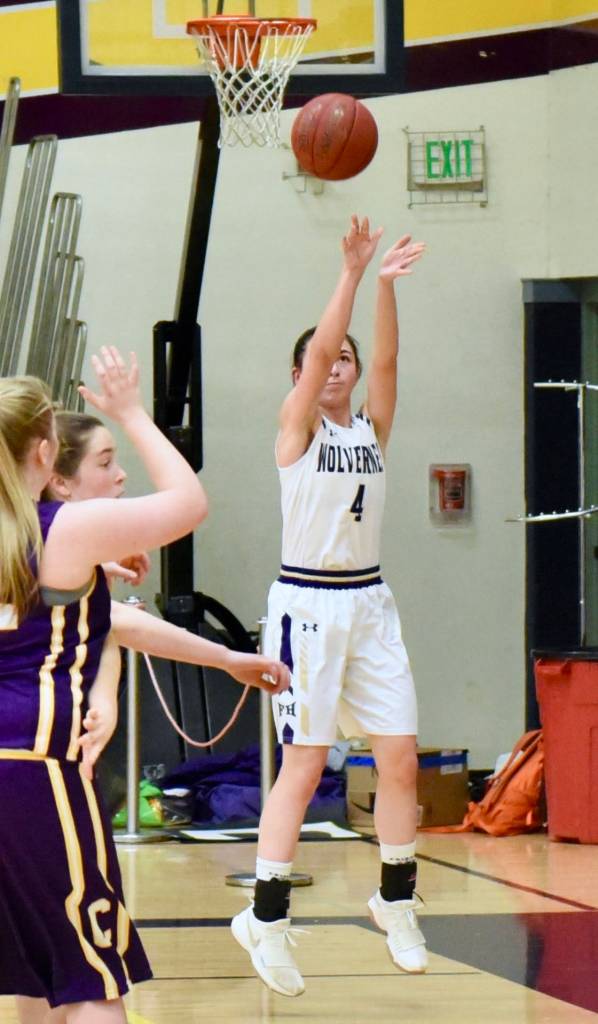 Contributed photo/John Stimpson                                Ava Hoffman shoots from the corner.