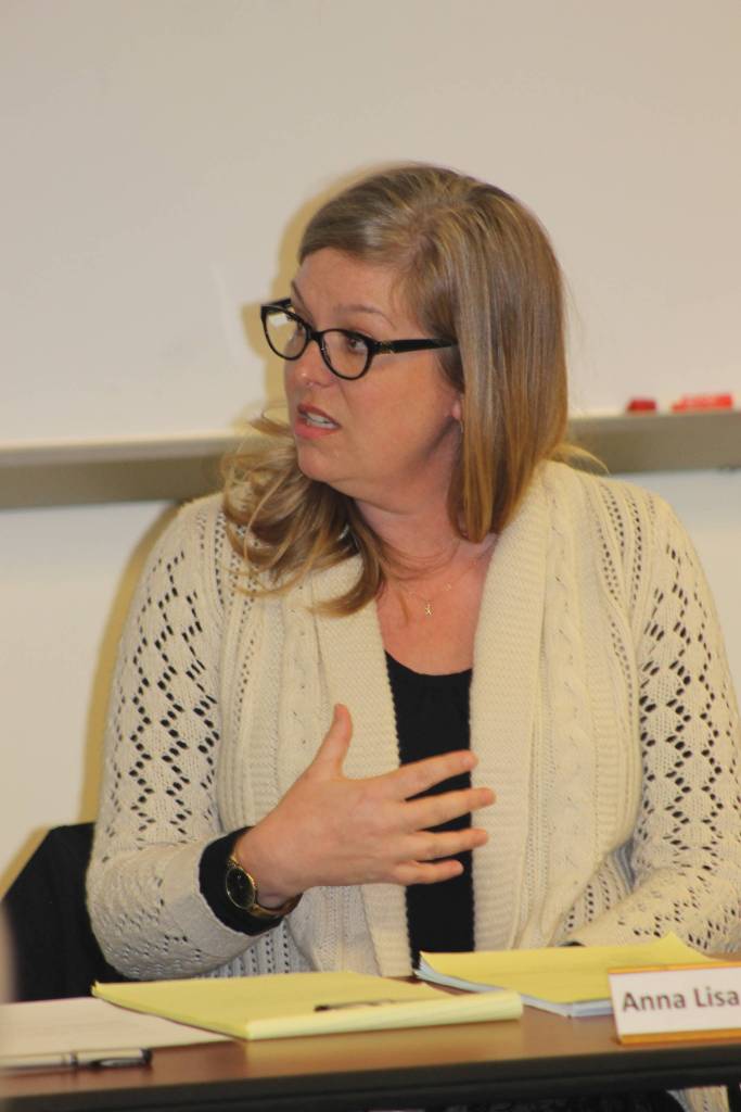 Staff photo/Heather Spaulding Commissioner Anna Lisa Lindstrum voices her concerns.