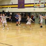 Contributed photo/John Stimpson                                Wolverines tough defense shut down the LaConner Braves.