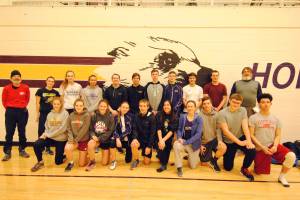 Staff photo/Tate Thomson                                Not in order of phot0: Coach Shannon Plummer, Assistant Coach James Sane, Henry Duke, Katie Place, Arlo Harold, Joanna Evans, Kenny Hallock, Natalie Meenan, Jacob Kaden, Keegan Bailey, Emily Vogel, Alex Holman, Thomas Dietz, Claudio Ochoa-Garcia, Zoe Wegener, Ryan Schaefer, Annamarie Thomas, and Jordan Lawson                                Not photoed: Hank Erickson, Ryker Mattox, Zach Porter, and Angela Hoke