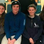 Contributed photo/Friday Harbor Sailing team                                From left to right: Zoe Calverley, Per Black, Leah Black and Addi Kesler.