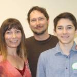 Staff photo/Heather Spaulding                                Blythe Parker and her husband Ryan and son Isaac.