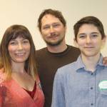 Staff photo/Heather Spaulding                                Blythe Parker and her husband Ryan and son Isaac.