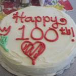 Contributed photo/James Cole                                A personalized birthday cake, just for Doris Gilbreath.