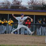 Staff photo/Tate Thomson                                Marshall Clark pitches.
