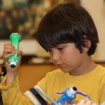 Staff photo/Hayley Day                                Participants at a bingo, sponsored by the Soroptimist International of Friday Harbor, for screen-free week.