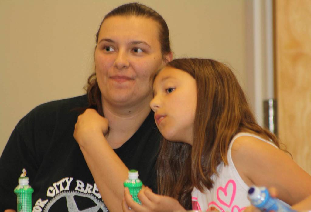 Staff photo/Hayley Day                                Participants at a bingo, sponsored by the Soroptimist International of Friday Harbor, for screen-free week.