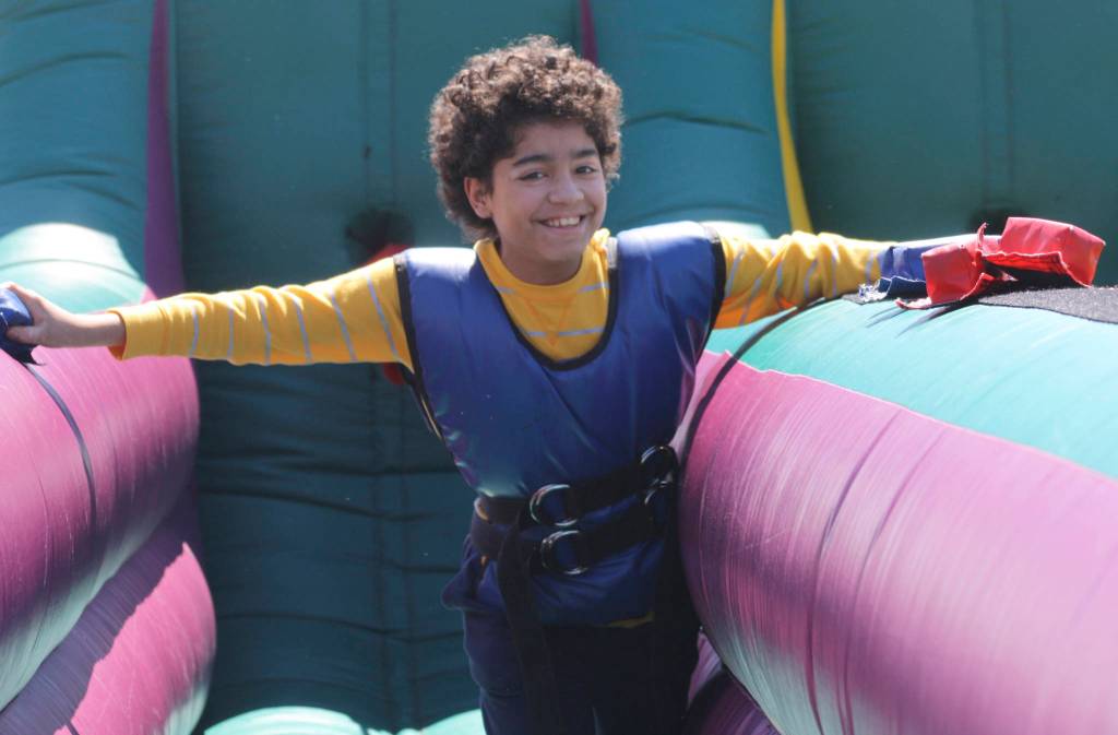 Staff photo/Hayley Day                                Kids enjoy Island Recs Childrens Festival on May 5 at the San Juan County Fairgrounds.