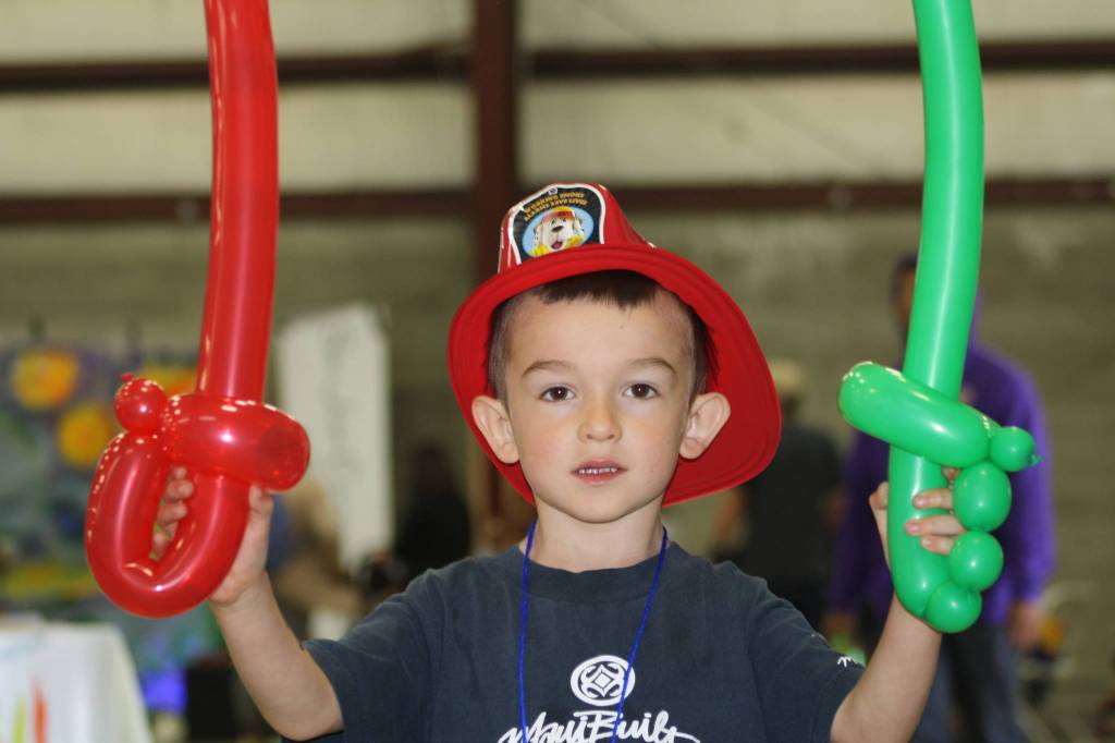 Staff photo/Hayley Day                                Kids enjoy Island Recs Childrens Festival on May 5 at the San Juan County Fairgrounds.