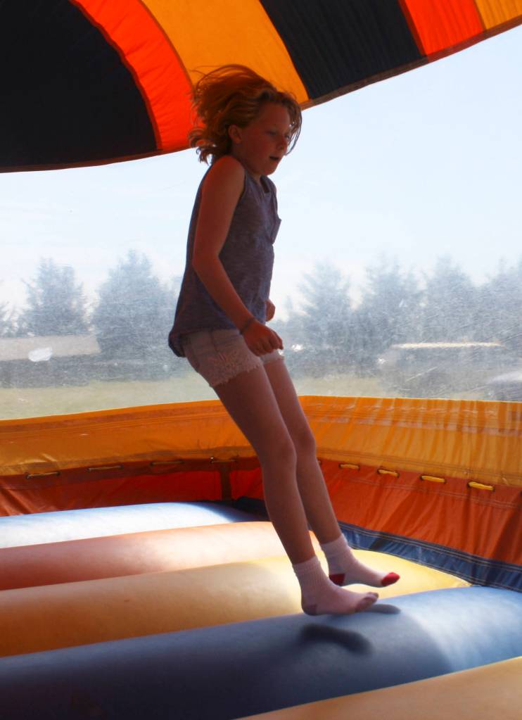 Staff photo/Hayley Day                                Kids enjoy Island Recs Childrens Festival on May 5 at the San Juan County Fairgrounds.