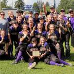 Staff photo/Colleen Armstrong                                Contributed photo.                                From left to right, back row: Mandy Pong, Raylee Miniken, Molly Tangney, Marcella Kirkland, Soma Andrews, coaches Brian Lambright, Bob Pauls, Kirk Holt and Shannon Miniken                                Second row: Rachel Starr, Fallon Taylor, Siri Lindstum, Liz Cruz, Darch Ayers, Bristol Halvorson, Jacqui Olsen                                Third row: Jayna Ott, Olivia Brown, Grace Pauls, Ava Hoffman, Bailee Lambright and Thea Seitz                                Front: Savannah Hoffman and Mili Holt