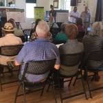 Contributed photo/San Juan Island Library                                Attendees at workshops.