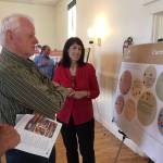 Contributed photo/San Juan Island Library                                Laurie Orton, director of the library, at one of the workshops.