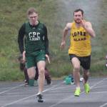 Staff photo/Heather Spaulding                                Players participate in a track meet last April.