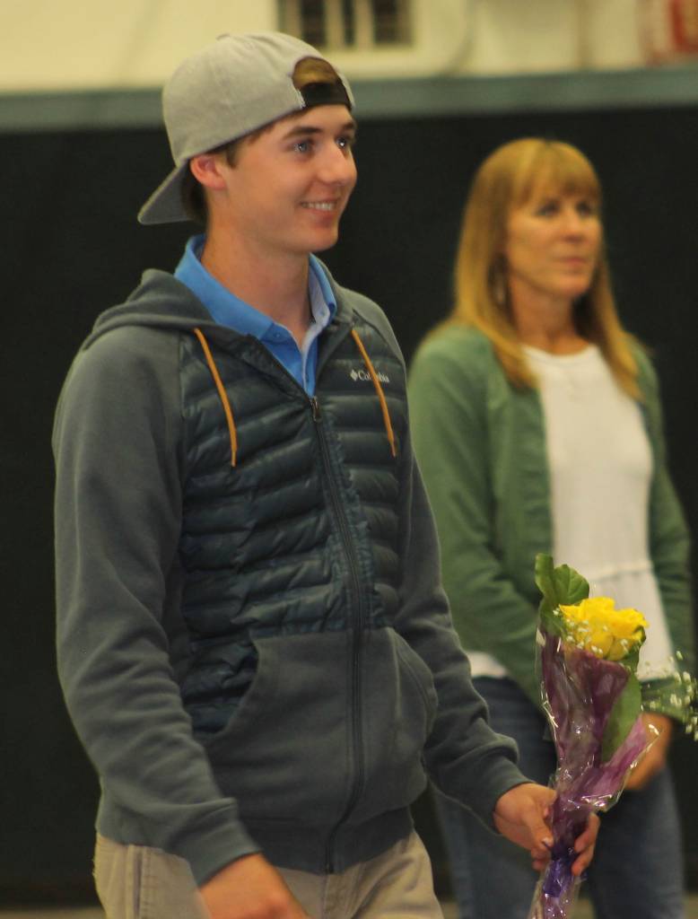 Staff photo/Hayley Day                                Friday Harbor High School athletes recognized at the June 5 spring sports awards.