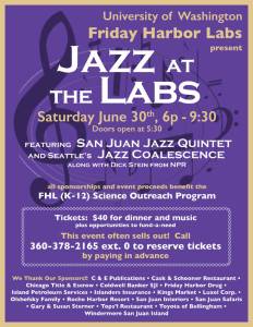 Friday Harbor Labs’ Jazz at the Labs supports local schools