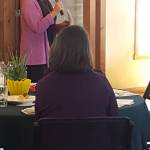 Contributed photo/Womens Fund                                San Juan Island Womens Fund member Madelyn Busse speaks at a previous luncheon.