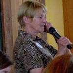 Contributed photo/Womens Fund                                Founding member Jan Cyre speaks at the Womens Fund luncheon in 2016.