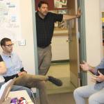 Staff photo/Hayley Day                                Adrian Rodriguez speaks to a class at Friday Harbor High School.