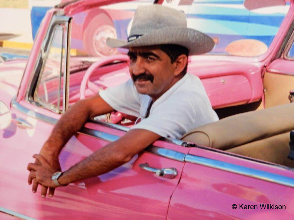 Contributed photo/Karen Wilkison                                Taxi Driver, Havana 2016