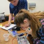 Contributed photo/Jenny Roberts                                Students doing field work.